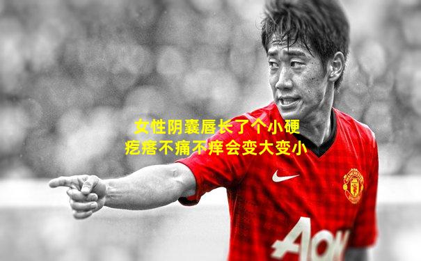 女性阴囊唇长了个小硬疙瘩不痛不痒会变大变小