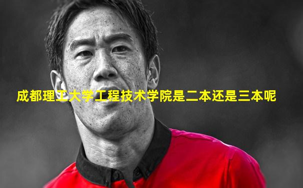 成都理工大学工程技术学院是二本还是三本呢